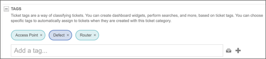 tags in Autotask example