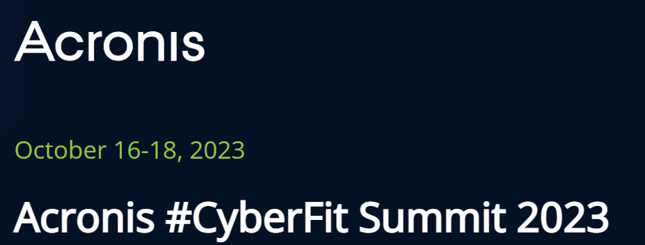 Acronis CyberFit Summit 2023 Giant Rocketship | Autotask