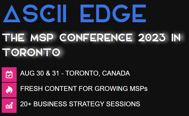 ASCII Edge 2023 Toronto